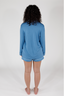 Something Blue Long Sleeve & Short Pajama Set