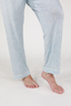 Heirloom Bows in Sky Blue Short Sleeve & Cropped Pant Pajama Set