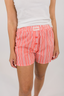 Soft Red Stripe Boxer Short