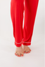 Classic Bow in Cherry Long Sleeve & Pant Pajama Set