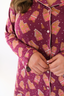 Gingerbread Cottage in Merlot Long Sleeve & Short Pajama Set