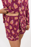 Gingerbread Cottage in Merlot Long Sleeve & Short Pajama Set