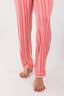 Soft Red Stripe Long Sleeve & Pant Pajama Set