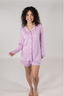 Lilac Dreams Long Sleeve & Short Pajama Set