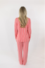 Soft Red Stripe Long Sleeve & Pant Pajama Set