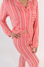 Soft Red Stripe Long Sleeve & Pant Pajama Set