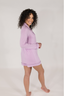 Lilac Dreams Long Sleeve & Short Pajama Set