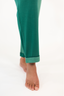 Pine Color Block Short Sleeve & Cropped Pant Pajama Set