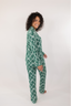 Evergreen Bows Long Sleeve & Pant Pajama Set