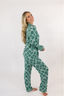 Evergreen Bows Long Sleeve & Pant Pajama Set