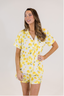 Yellow Daffodil Short Sleeve & Short Pajama Set