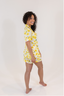 Yellow Daffodil Short Sleeve & Short Pajama Set