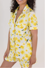 Yellow Daffodil Short Sleeve & Short Pajama Set