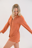 Terracotta Long Sleeve & Short Pajama Set