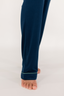 Navy Luxe with Empire Green Piping Long Sleeve & Pant Pajama Set