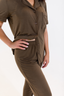 Espresso Short Sleeve & Cropped Pant Pajama Set