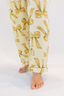 Gold Bows Short Sleeve & Cropped Pant Pajama Set