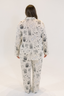 Bone Halloween Toile Long Sleeve & Pant Pajama Set