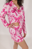 Bubblegum Bows Long Sleeve & Short Pajama Set