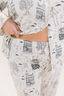 Bone Halloween Toile Long Sleeve & Pant Pajama Set