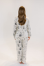 Bone Halloween Toile Long Sleeve & Pant Pajama Set