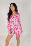 Bubblegum Bows Long Sleeve & Short Pajama Set