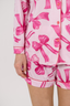 Bubblegum Bows Long Sleeve & Short Pajama Set