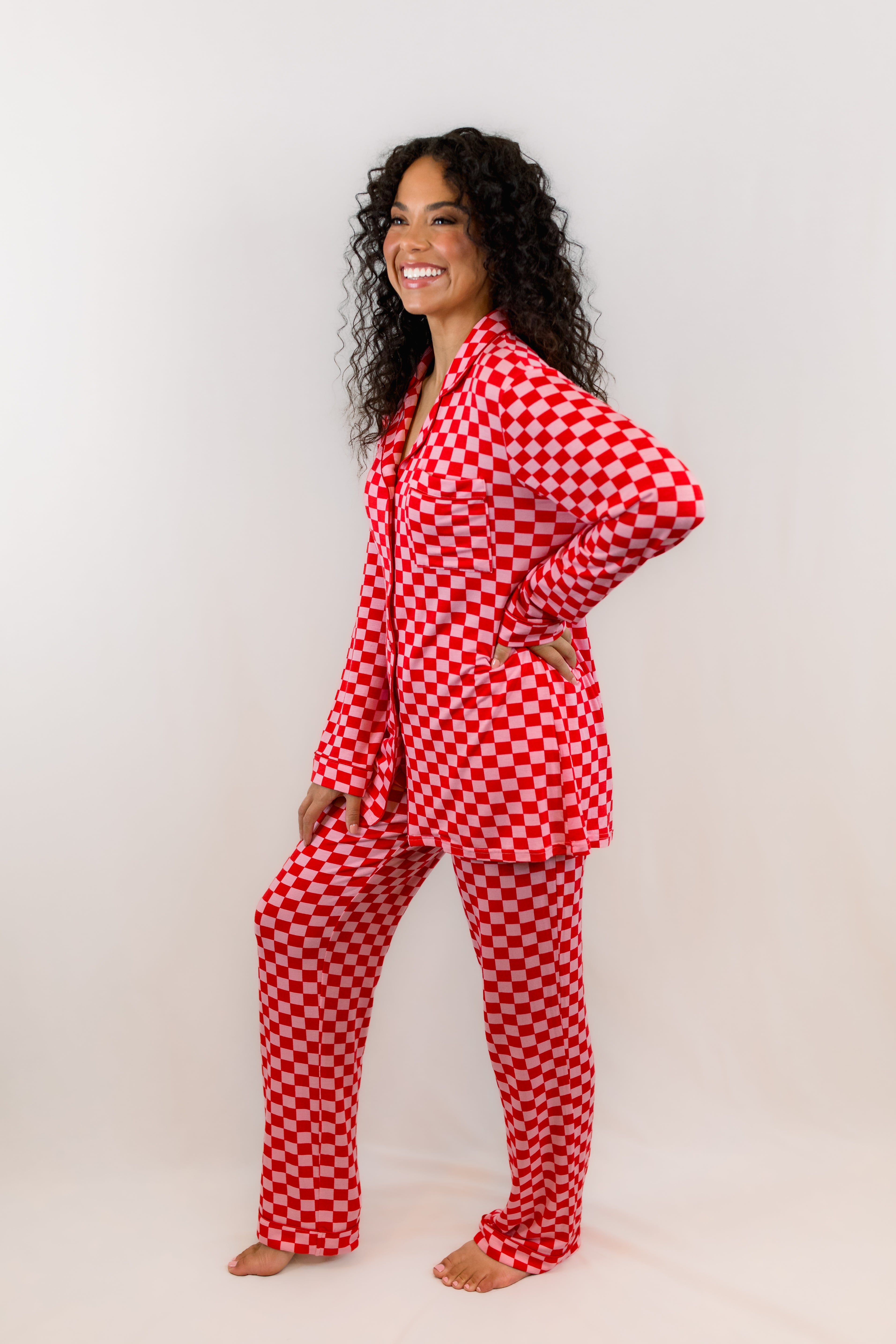 Red Checker Fleece Pajama Pant – Lady Soulshine
